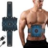 EMS Electric Abdominal Body Slimming Belt Waist Band Smart Abdomen Muscle Stimulator Abs Trainer Fitness Lose Weight Fat Burn