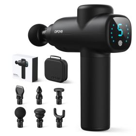 opove M3 Massage Gun Percussion Massager for Chronic Back Pain Relief, Handheld Portable Lightweight Muscle Fascia Gun Gift (Plug Type: US Plug)