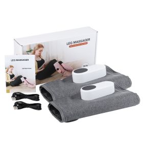 3 Mode Heating Wireless Air Pressure Calf Massager Pressotherapy Foot Leg Arm Massage Relaxation Blood Circulation Relieve Pain (Color: 2pcs)