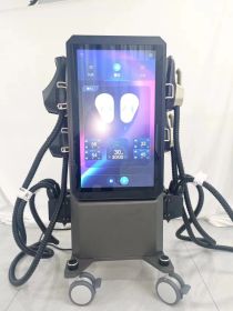 6500W DLS-EMSLIM Muscle Stimulation Body Sculpting Machine Body culpting Machine Emszero Neo Machine (Color: 4 Handle RF Por, Plug Type: AU)
