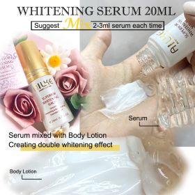 AILKE Glutathione & Vitamin C Skin Care Set, Whiten, Hydrate, Moisturizing, Skin Glowing, Even Skin Tone, For Men and Women (Color: 20ml whitening serum)