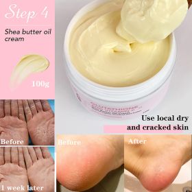 AILKE Glutathione & Vitamin C Skin Care Set, Whiten, Hydrate, Moisturizing, Skin Glowing, Even Skin Tone, For Men and Women (Color: shea butter cream)