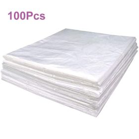 50Pcs 47"x82"Disposable Infrared Sauna Blanket Bags PVC Plastic Sheeting for Beauty Salon Body Wrap Pack Sauna Blanket Bath Bags (Color: 100Pcs)