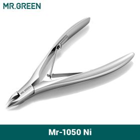 MR.GREEN Gorgeous Colorful Cuticle Nippers Cuticle Clippers Nail Manicure Scissors Trimmer Dead Skin Remover Stainless Stee Tool (Color: Mr-1050Ni)