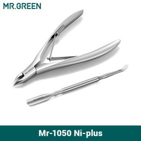 MR.GREEN Gorgeous Colorful Cuticle Nippers Cuticle Clippers Nail Manicure Scissors Trimmer Dead Skin Remover Stainless Stee Tool (Color: Mr-1050Ni-plus)