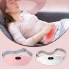 Menstrual Heating Pad Smart Warm Palace Belt Relief Waist Pain Cramps Vibrating Abdominal Massager Electric Waist Belt Device